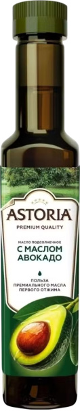 Масло подсолнечное с маслом авокадо Astoria 250 мл 1/6