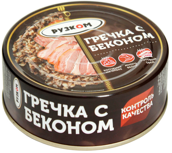 Гречка с беконом Рузком 250г ГОСТ 1/12