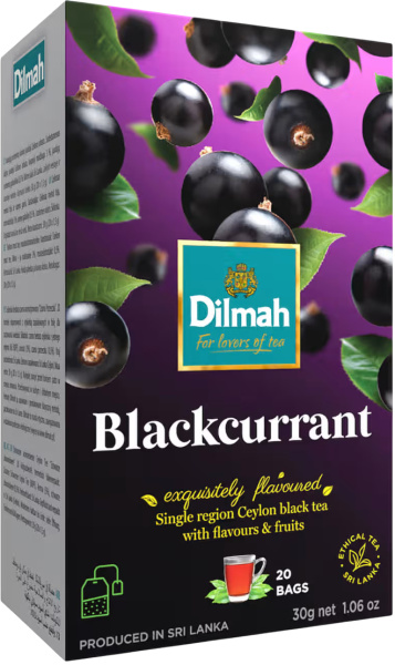 Чай черная смородина Дилма 20п 1/12