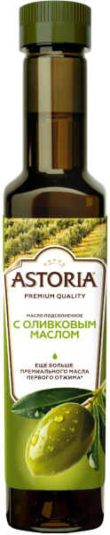 Масло подсолнечно-оливковое Astoria 250 мл 1/6