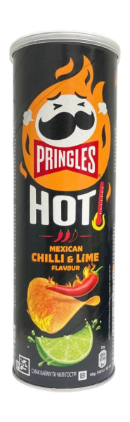 Чипсы острые Чили и лайм 160г 1/19 ТМ"Pringles"