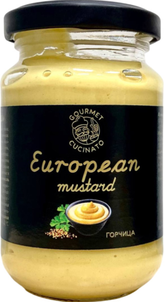 Горчица European mustard CUCINATO GOURMET 170 1/12
