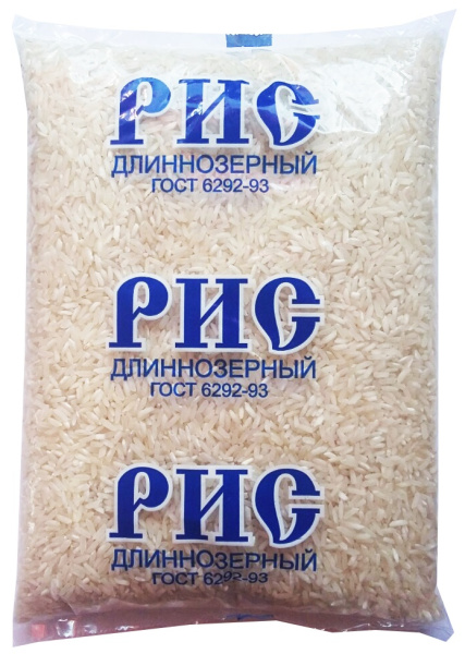 Рис длиннозерный 800г 1/7шт