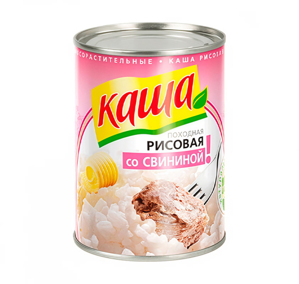 Каша рисовая со свининой по-походному 340г 1/45