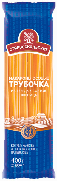 Макароны Трубочки (букатини) гр А 400гр 1/20