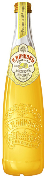 Лимонад КалиновЪ Винтажный Классический (стекло) 0,5 л. 1/12В