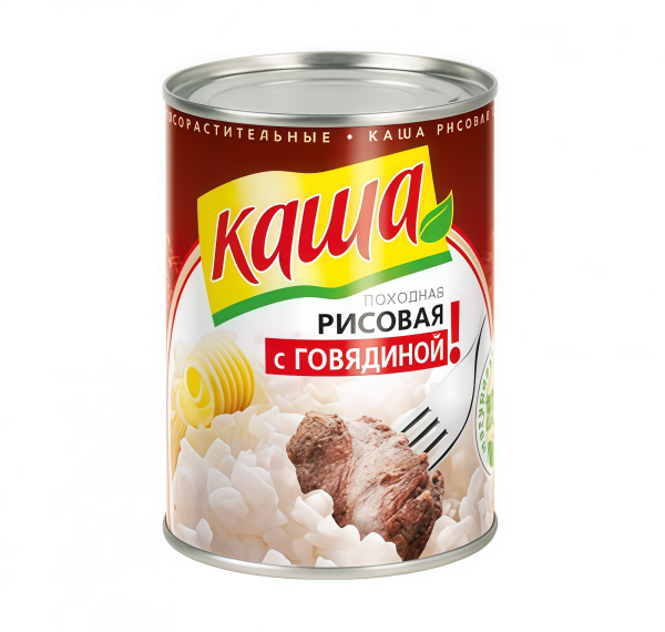 Каша рисовая с говядиной по-походному 340г 1/45