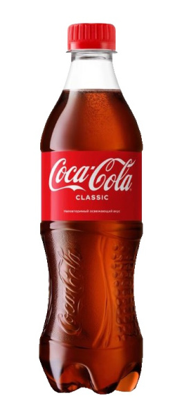 Сильногазированный напиток Coca - Cola 0,5 л (Сербия) ПЭТ 1/12