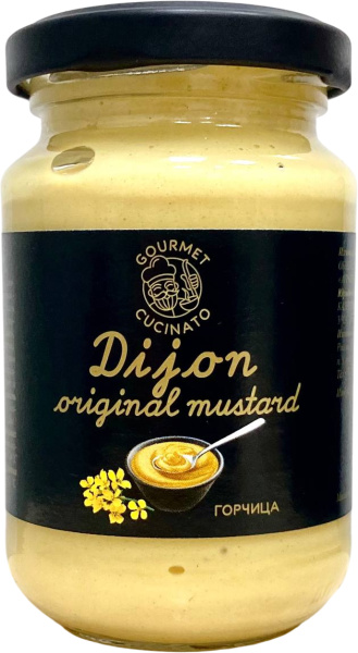 Горчица Dijon original mustard CUCINATO GOURMET 170 1/12
