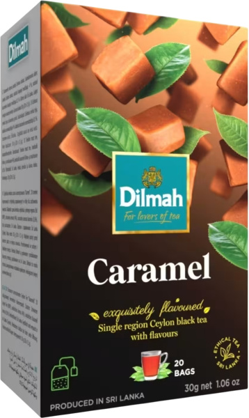 Чай черный карамель Дилма 20п 1/12