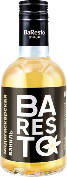 Сироп Мадагаскарская ваниль "Baresto" 1/6 300 гр.
