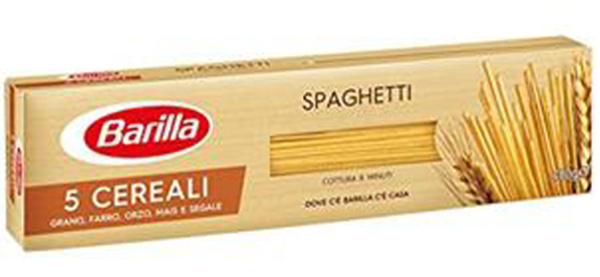 Паста СПАГЕТТИ 5 ЗЛАКОВ BARILLA 450гр 1/24