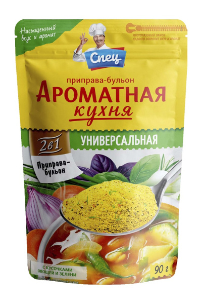 Припр-бульон универс "Ароматная кухня" Гурмина 90 гр 1/20