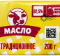 Масло сливочное Традиционное 82,5% 200г Русская деревня 1/30